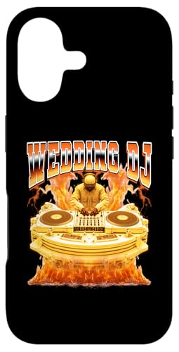 Carcasa para iPhone 17 Boda DJ Discjockey Disco Jockey Tocadiscos 90s Bootleg