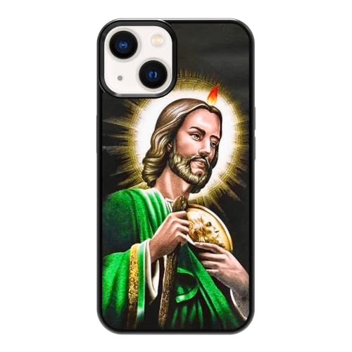 qizjio San Judas Phone Case Shockproof Protective Mexican Phone Cases for iPhone 13/14