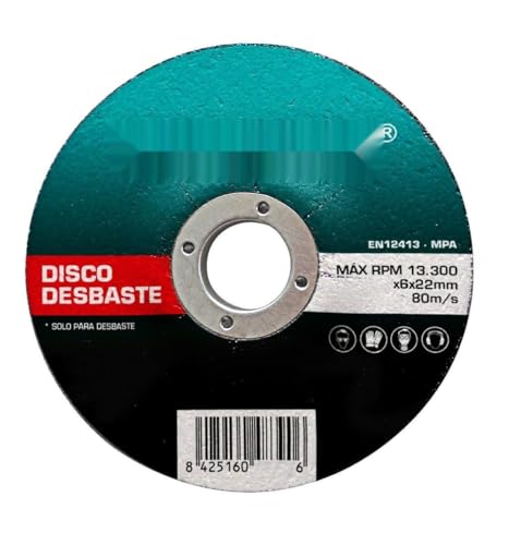 Disco - disco de desbaste 115x6.0x22, ideal para cortar y desbastar metales, fabricado en materiales resistentes y duraderos.