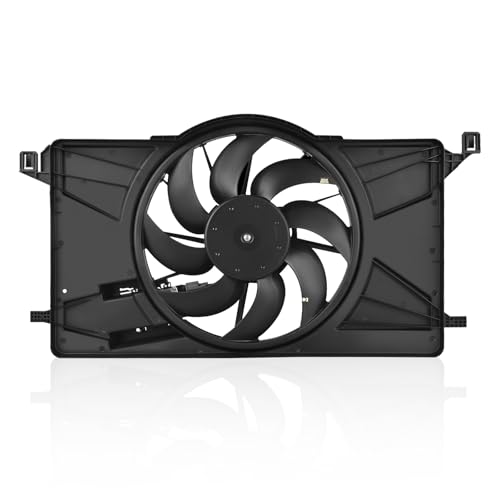 HYR Engine Radiator Cooling Fan Assembly with Brush Motor Compatible