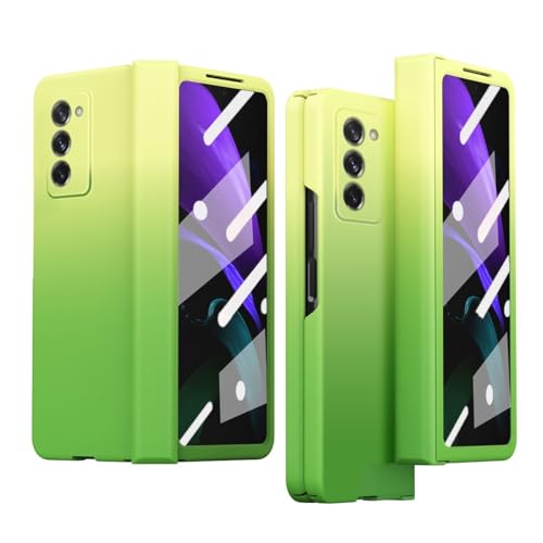 Coque fine Samsung Galaxy Z Fold 2 jaune-vert idéale pour usage quotidien