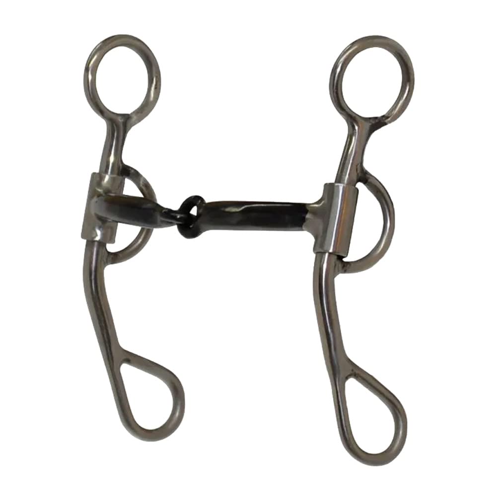 Reinsman Diamond R 7/16in Smooth Sweet Iron Argentine Bit, 1 Count, Horse Bit, Horse Bits