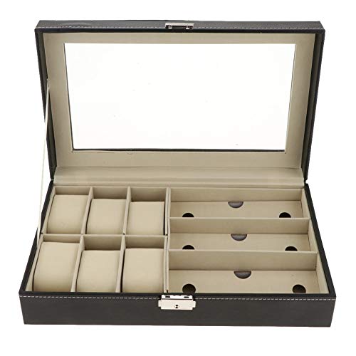 Preisvergleich Produktbild BUERJIAA Exquisite schmucketui uhr sonnenbrille armband sorage box vitrine schlüssel