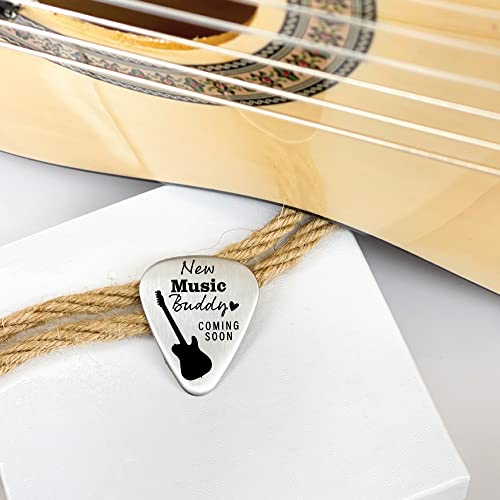 Sm Design Pregnancy Announcement To Husband Pregnancy Boyfriend Gift New Music Buddy Coming Soon Guitar Pick Pregnancy Announcement Gift For Family New-Music-Buddy-Pick thumb #1