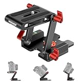 NEEWER アップグレードZ型フレックスチルトヘッド Zタイプ三脚ヘッド 4つの調整/固定ノブ クイックリリースプレートとスピリットレベル付き 三脚、DSLRカメラ用ビデオカメラ/スライダー対応 アルミニウム合金 最大荷重3kg