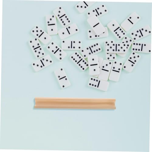 Porta Domino de Madera con Base de Letras en Inglés miniatura 7