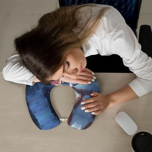 Almohada espuma viscoelástica tamaño único con diseño U miniatura 7