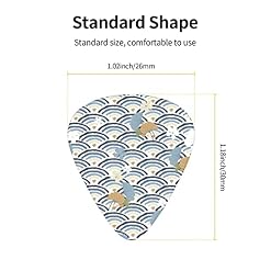 Lot de 12 médiators en forme d’écailles de sirène Ginkgo Biloba Wave Blanc pour guitare électrique, basse acoustique, cadeau avec boîte - Les Beatles, Paul McCartney, John Lennon, RIngo Starr, George Harrison Lot de 12 médiators en forme d'écailles de sirène Ginkgo Biloba Wave Blanc pour guitare électrique, basse acoustique, cadeau avec boîte – Image 5