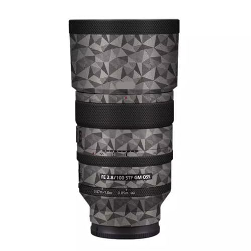 Protege objectif Sony FE 100mm F2.8 STF GM Macro avec wrap vinyle titane