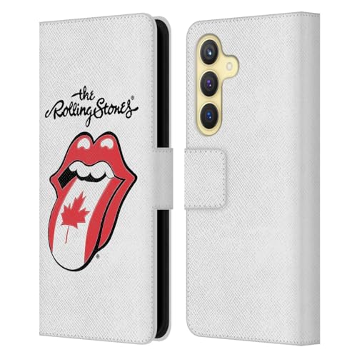 Funda libro de cuero Samsung Galaxy S24 5G carcasa elegante The Rolling Stones
