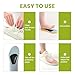Metatarsal Pads Cushions for Pain Relief - Bukihome Ball-of-Foot Cushions for Forefoot Support Fatigue Relief, Soft Ball-of-Foot Pads for Metatarsalgia Morton’s Neuroma, Men Women, Black, 2 Pairs (M)