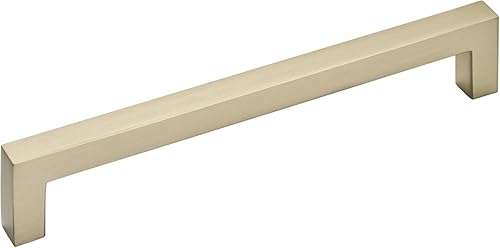 Miniatura 51 de Amerock | Mango de gabinete | Bronce champán | 3 pulgadas (2.992 in) de centro a centro | Monumento | Paquete de 2 | Jaladera de cajón | Asa de