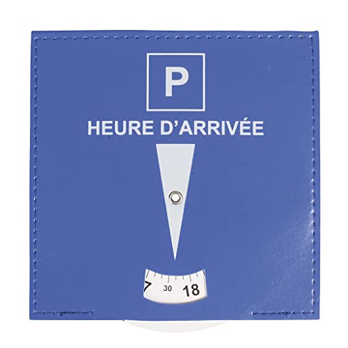 TURBOCAR - Disque de stationnement Zone Bleue Voiture - Dispositif européen - Permet de favoriser la Rotation des véhicules - Dispose d'une fenêtre où Le...