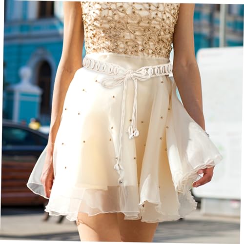 Didiseaon Boho Shell Waist Belt for Women Natural Woven Waistband Fashion Accessory for Dresses Jeans Skirts Casual Outfits Teen and Ladies3