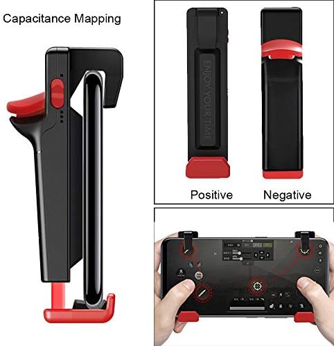 Meidexian888 Working Time 80 Hours, Capair Mapping Mobile Gaming Trigger Gamepad Trigger for Android & iOS Phones