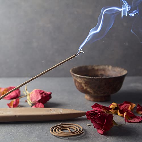 Decorrack 132 Incense Sticks, 6 Premium Scents, Jasmine, Sandalwood, African Violet, Potpourri, Indian Fruits, Strawberry, Long Lasting Burn (132 Pack) #TOP1