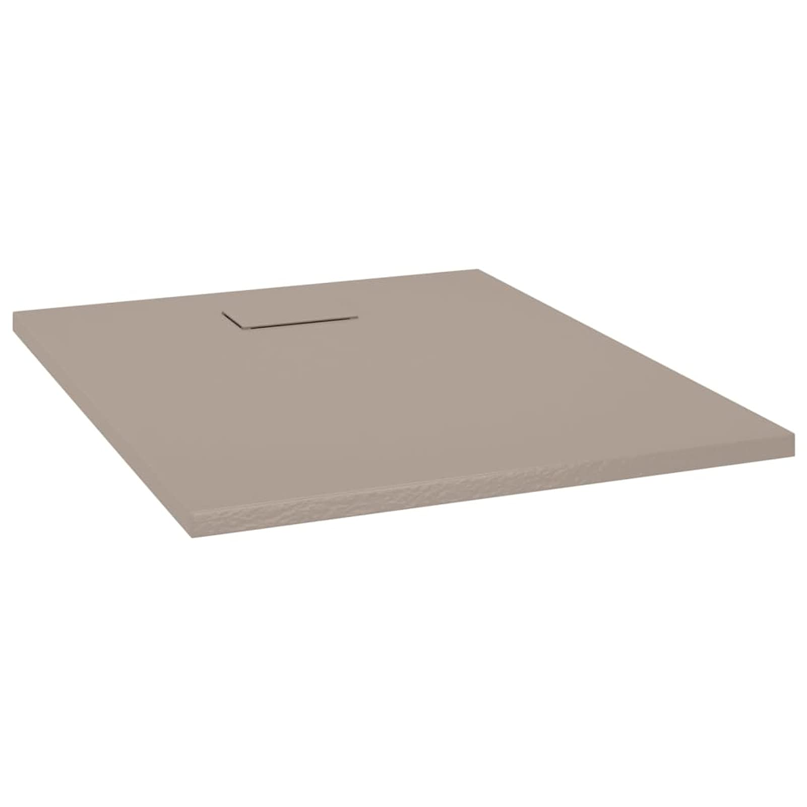 Plato de Ducha SMC marrón 100x80 cm Muebles BañO Mampara Ducha Fija
