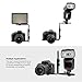 LimoStudio Dual L Shape Camera Flash Bracket, Metal Aluminum Alloy, 1/4