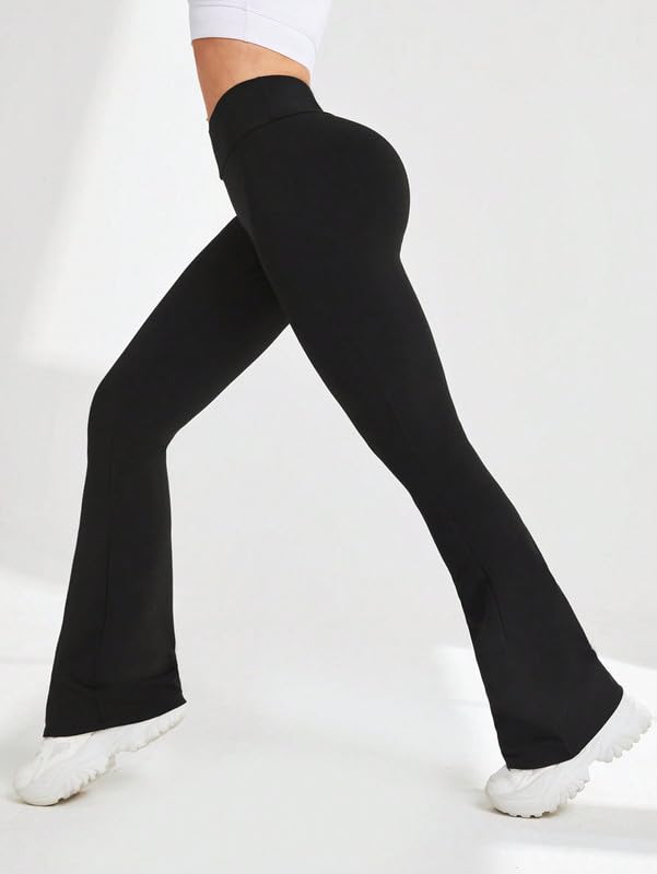 Image of DTR FASHION Women's Stretchable Solid Cotton Blend Casual Trouser