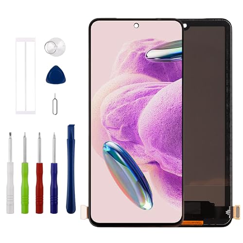 Écran LCD tactile pour Xiaomi Redmi Note 12S 4G dalle 6.43 pouces noir 2303CRA44A