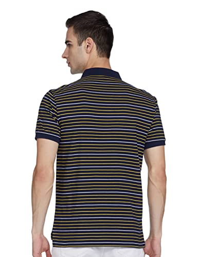 Image of Levi's Men's Regular Fit Stripes Polo T-Shirt