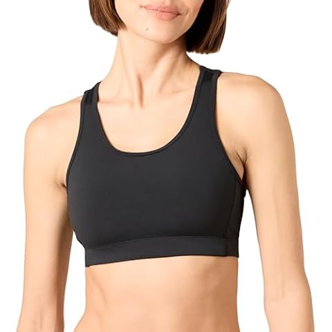 Amazon Essentials Women's Active Sculpt Medium Support Racerback Sports Bra Cover