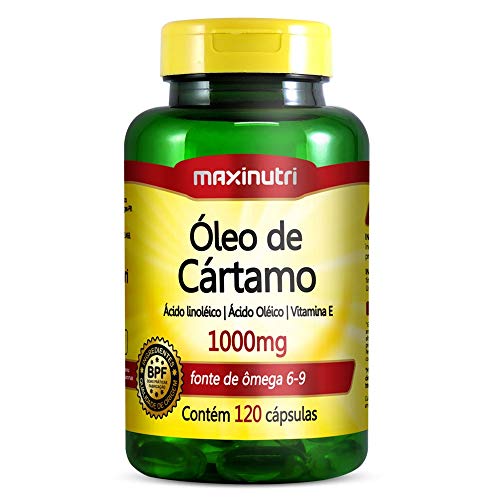 Óleo de Cártamo 1000Mg - 120 Cáps., Maxinutri
