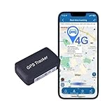 4G GPS Tracker for Vehicles - Real Time Location Monitor, Anti-Theft/Tamper Alerts, Long Standby Time, Magnetic Mount, Free Tracking Platform - Ideal for Cars, Motorcycles, Boats.