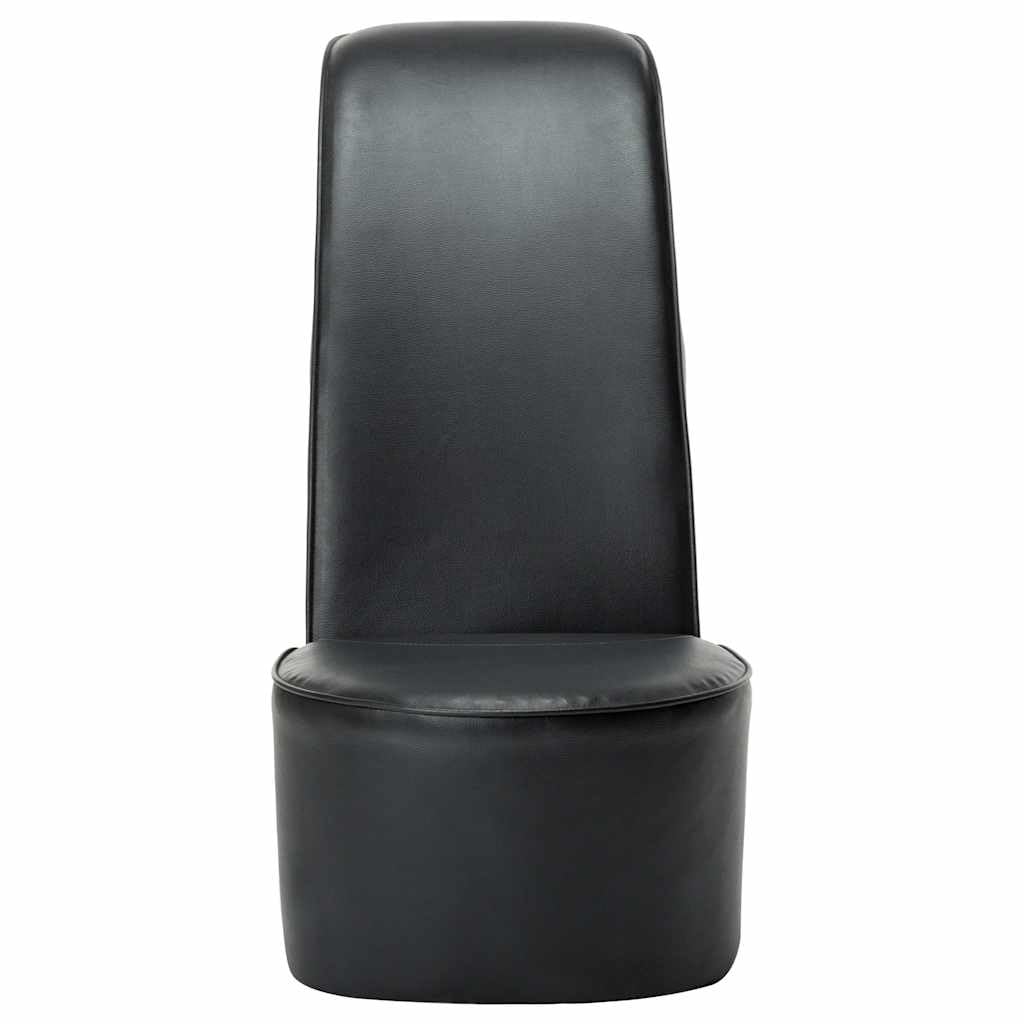 vidaXL Schuhsessel High Heel Design Sessel Stuhl Polstersessel Wohnzimmersessel Loungesessel Relaxsessel Hocker Sitzhocker Schwarz Kunstleder