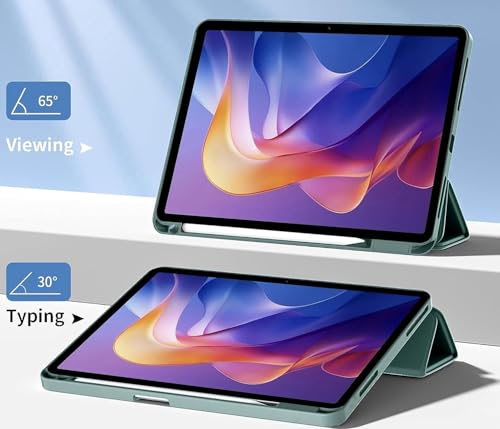 Image of M CartCover for Redmi Pad 2 11 inch Cover Case with [Pencil Holder], Trifold Flip Stand Cover Case for Redmi Pad 2 Cover 11 inch Tablet [Auto Sleep /Wake Support -Green