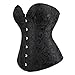 INOGIH Sexy Lace Bustier Corset Crop Tops for Women - Summer Spaghetti Strap Corset Bustier Fashion Going Out Top