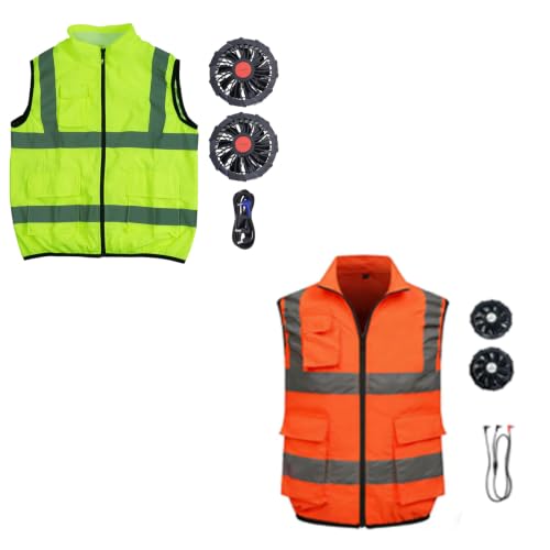 Chaqueta con ventilador para combatir el calor laboral extremo 2