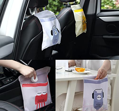 Image of 75pcs Easy Stick-On Disposable Car Trash Bags