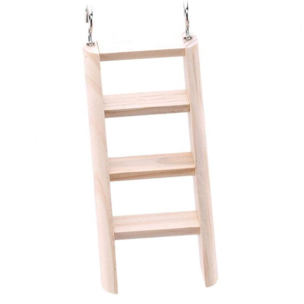 ST4U hámster Guinea Escaleras de Madera ratón hámster Escalera Cerdo Hurones Juguetes de Juguete para Mascotas Pequeño Escalera