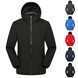 Chubasquero para bicicleta para hombre, impermeable, transpirable, 4XL, chaqueta de entretiempo para hombre, chaqueta de entretiempo XXL negra, chaqueta ligera softshell para hombre, poncho de lluvia para hombre, poncho de lluvia para hombre, ropa ligera para bicicleta, chaqueta de lluvia para hombre, transpirable, impermeable, chaqueta de lluvia para hombre, ligera, ligera, plegable, chaqueta funcional para hombre, chaqueta de senderismo impermeable, chaqueta de ciclismo para hombre, chaqueta ligera de trabajo para verano, verano
