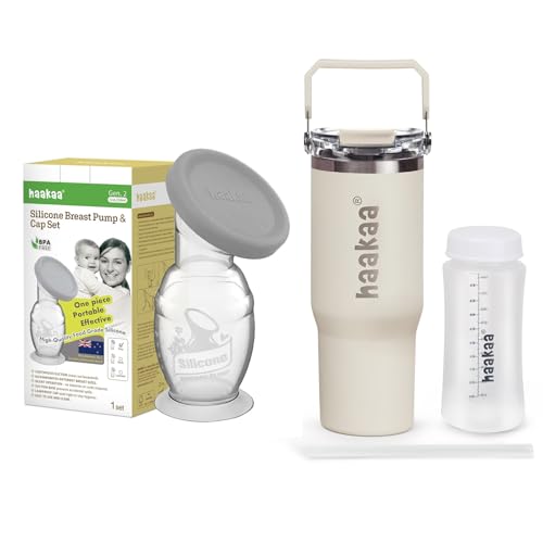 Extractor Manual Haakaa Gen.2 5 oz con Tapón de Silicona