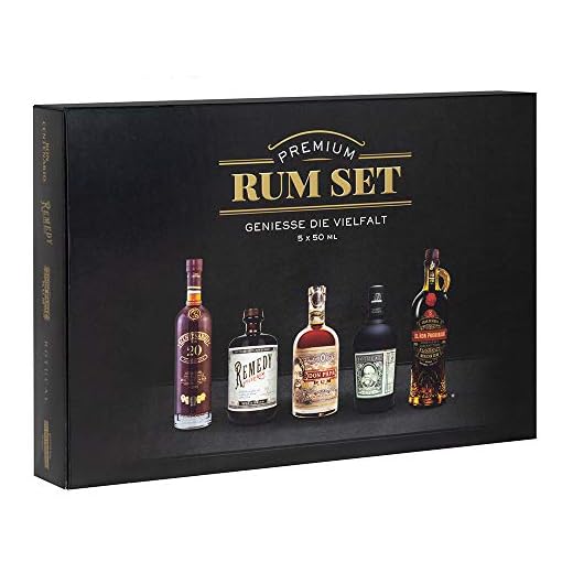 Sierra Madre Tasting Kits Premium Rum Tasting Set | Enthält 5 beliebte Rums | 50ML pro Flasche | Ideal als Geschenk |