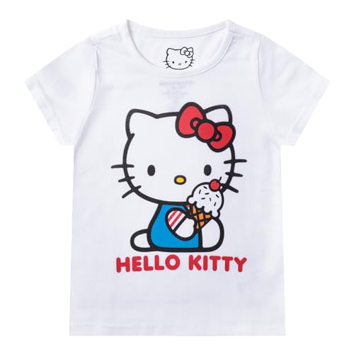 Image of Hello Kitty Sanrio Girls 3 Pack Short Sleeve T-Shirt for Little and Big Kids