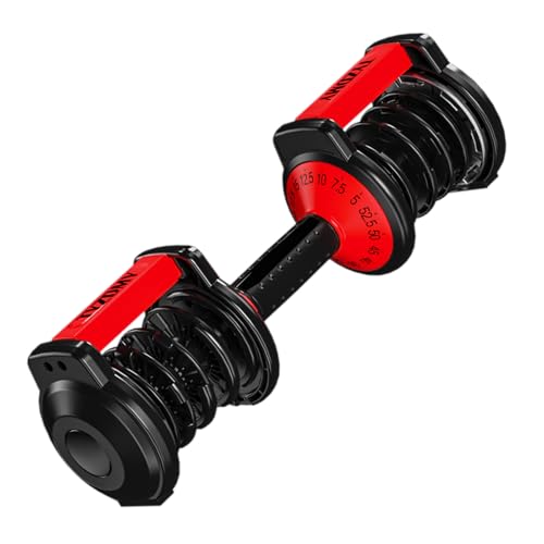 Adjustable dumbbell handle