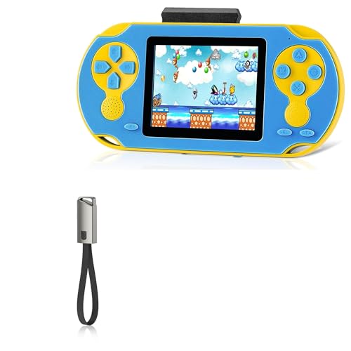 BoxWave Cable Compatible with GREENCREEK 16 Bit Handheld Game (3.0 in) - USB Type-C Keychain Charger, Key Ring USB Type-C to Type-A 8 in USB Cable - Jet Black image 3
