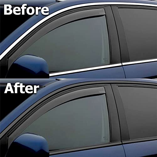 Image of 2 inch x 25FT Gloss Black Vinyl Wrap Kit for Black Out Chrome Delete Made from Genuine 3M 2080 Film Window Trim Door Trim