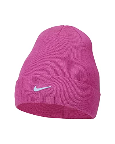 Nike Swoosh Kids Beanie Wintermütze (one Size, Fuchsia)