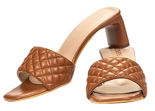 Image of CHERE Premium Mule Thin Flat Heel Sandal for Mule Women's with Open Toe Comfortable Sandals for Casual, Party and Formal Occasions