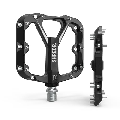 Shredr. Flat Pedale für MTB | Superleichte Flatpedals fürs Mountainbike |...