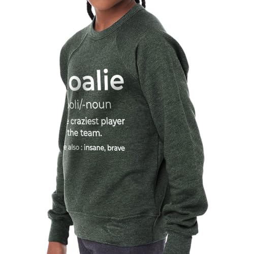 Goalie Definition Kids' Raglan Sweatshirt - Footballer Stuff - Boy Soccer Stuff2