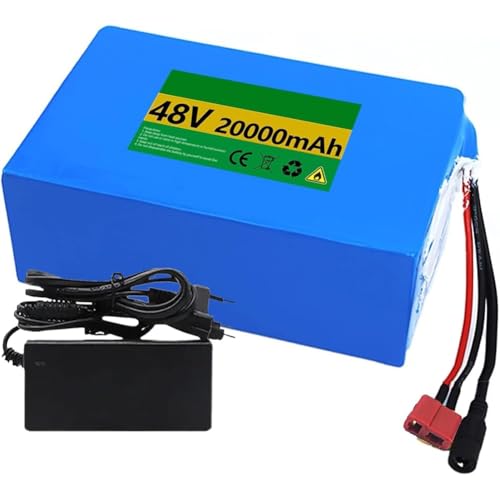 Bateria Bicicleta Electrica 36V 48V 8Ah 10Ah 15Ah 18Ah 20Ah Li-Ion Batería De Alta Potencia Impermeable PVC,para Motor 250W 500W 750W 1000W,con Cargador 36V 48V Batería Ebike(T,36V 15AH)