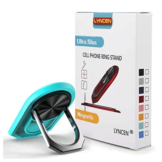 Phone Finger Holder Stand, 360 Degree Rotation Cell Phone Grip Phone Kickstand Metal Cell Phone Holder