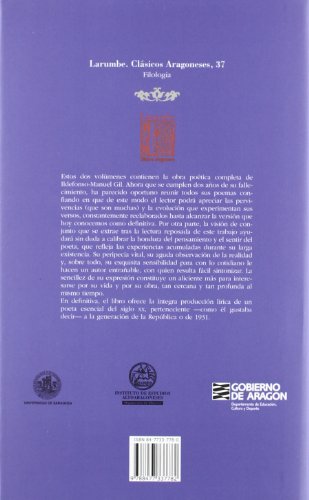 Ildefonso Manuel Gil: Obra poética completa / Complete Poetry Works – vue 2