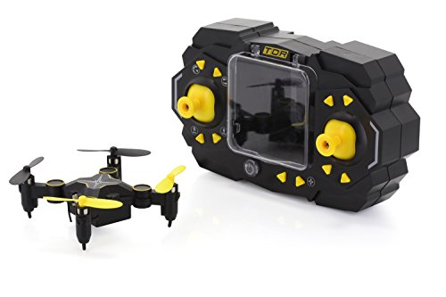 Tenergy TDR Sky Beetle Quadcopter Drone with Camera Live Video Mini RC Drone 2.4GHz 6-Axis Gyro WiFi FPV Drone App Controlled Drone with Docking Transmitter Auto Hovering One-key Stunt Moves