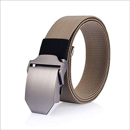 Ceinture homme en toile nylon avec boucle noire réglable